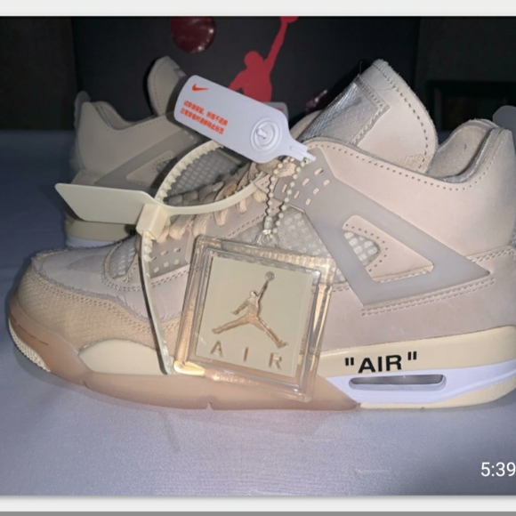 Jordan 4 Off White Sail - Picture 4 of 4